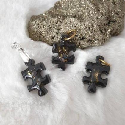Puzzle Orgonite Necklace, Emf Protection/ Various..