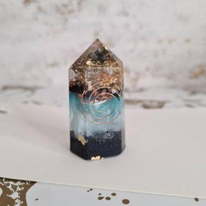 Pointy Orgone Energy Tool with Copp..