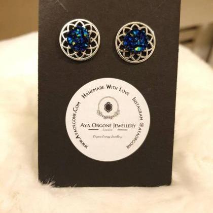 Silver Flower Earrings / Handmade Gifts