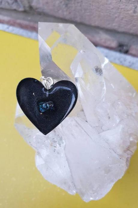 Heart Orgone Orgonite Necklace / SHUNGITE/ Strong healing energies/EMF protection